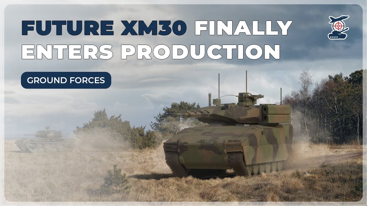 Future XM30 armored vehicle finally begins manufacturing phase