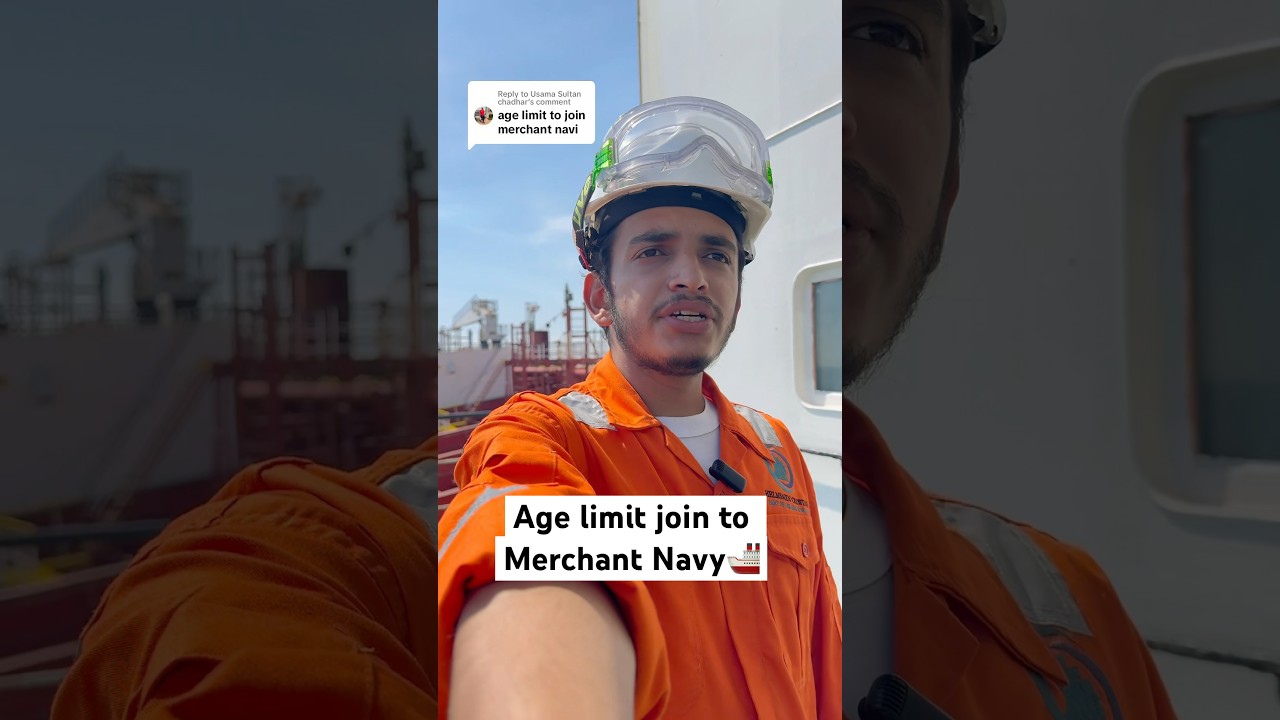 Age limit join to Merchant Navy🚢 #Ship #Navy #ocean #merchantnavy #aqeelahmedworld