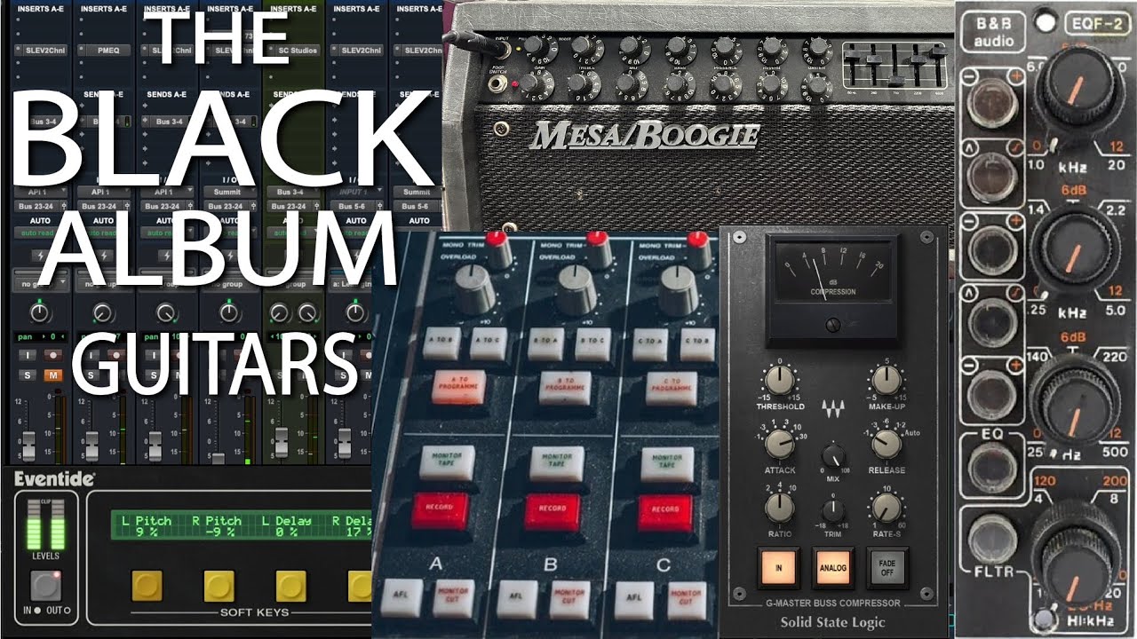 Metallica Black Album Guitar Tone Secrets + How the SSL 6000E Saved the Mix for Bob Rock