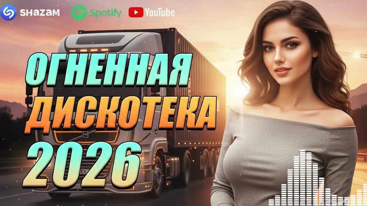 Танцевальная дискотека 2026 — русские хиты для машины и отличного настроя