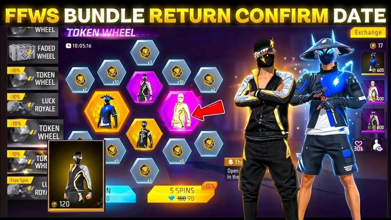 FFWS Bundle Return Date 2026 💥😍 | FFWS Bundle Return | FFWS Bundle Return Confirm Date 