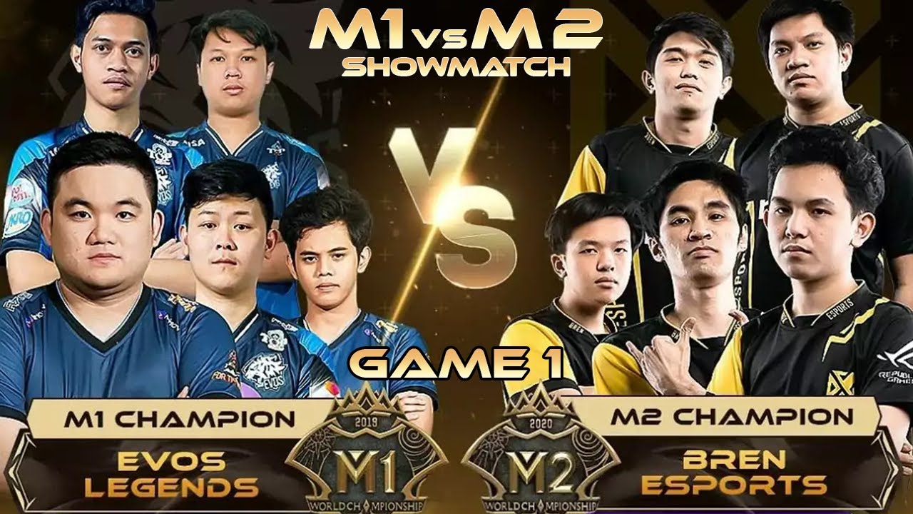 [GAME 1] EVOS LEGENDS VS. BREN ESPORTS | M1 CHAMPIONS VS M2 CHAMPIONS SHOWMATCH!!