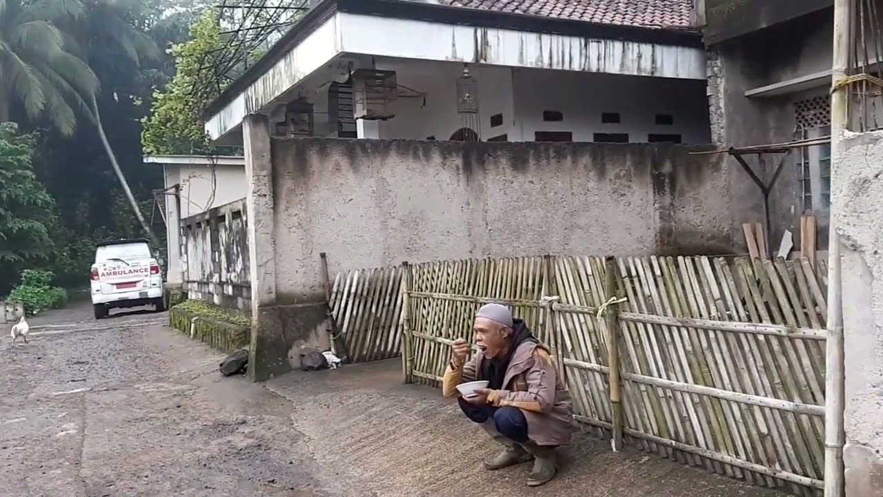 Penjual bubur pedesaan 