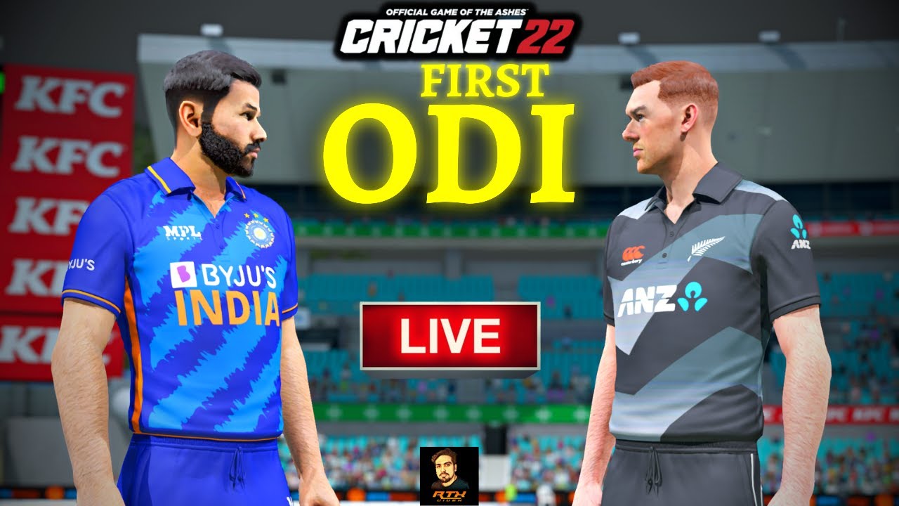 India vs New Zealand 1st ODI Match - Cricket 22 Live - RtxVivek