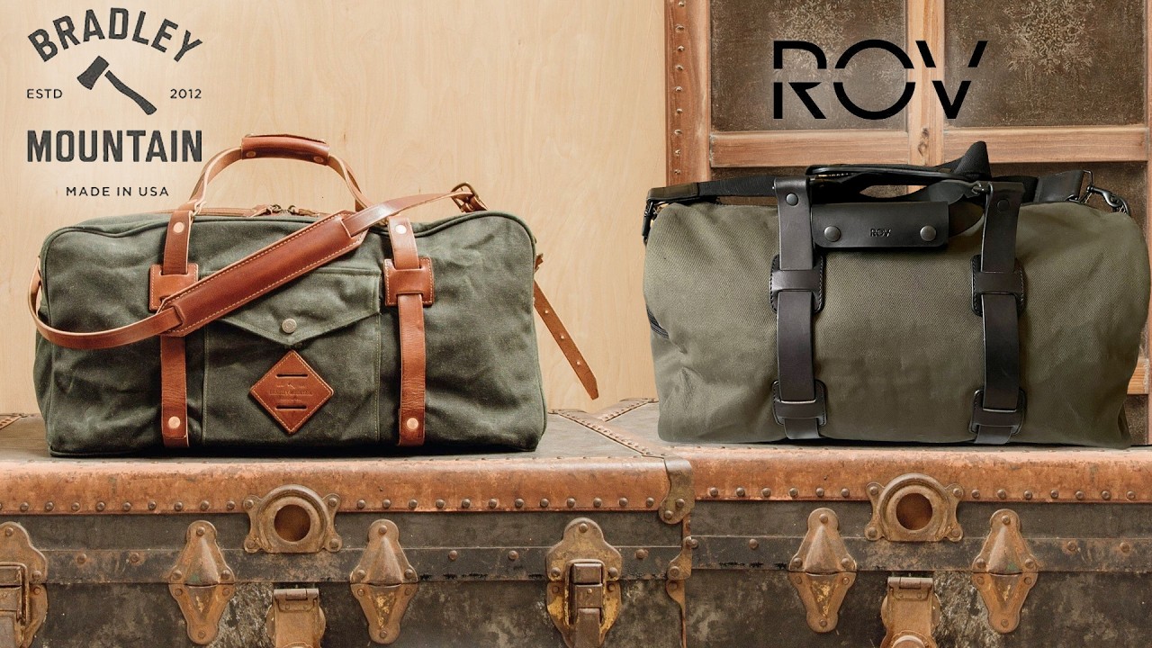 Pack Like a Pro With The Bradley Mountain The Ranger and ROV The Duke Duffle Bags