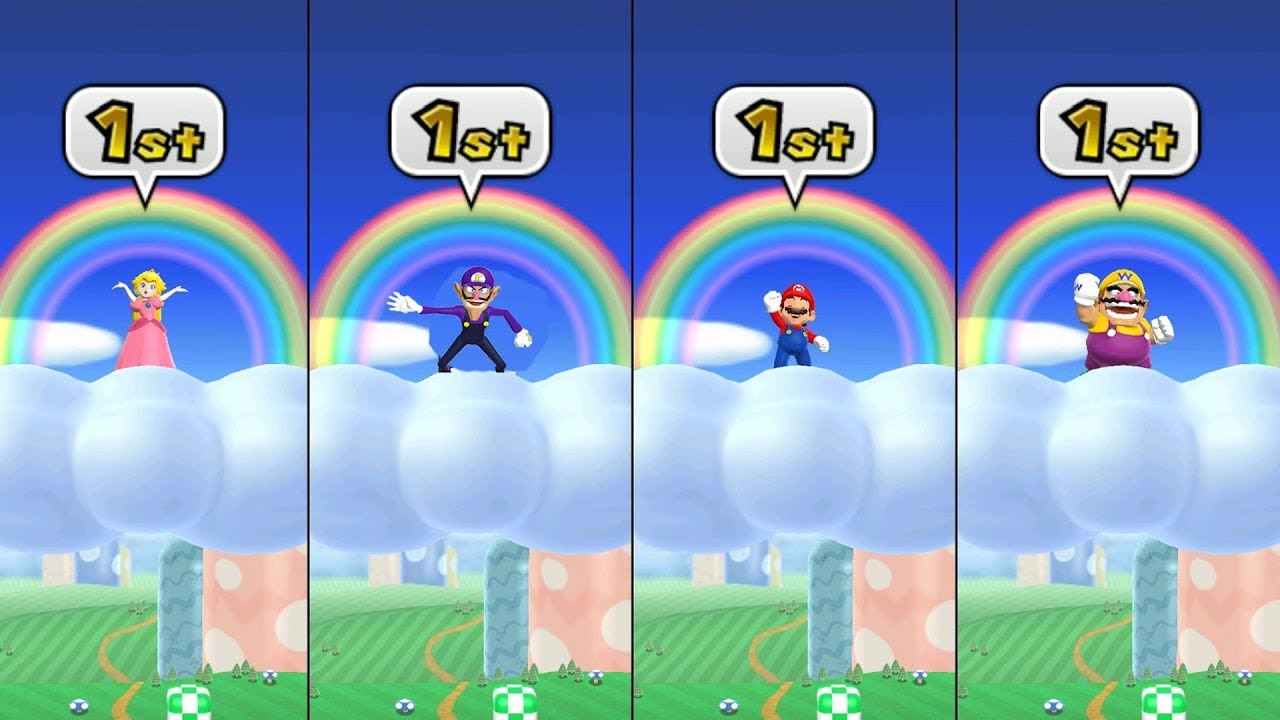 Mario Party 9 Minigame Mode #204 High Rollers Gameplay