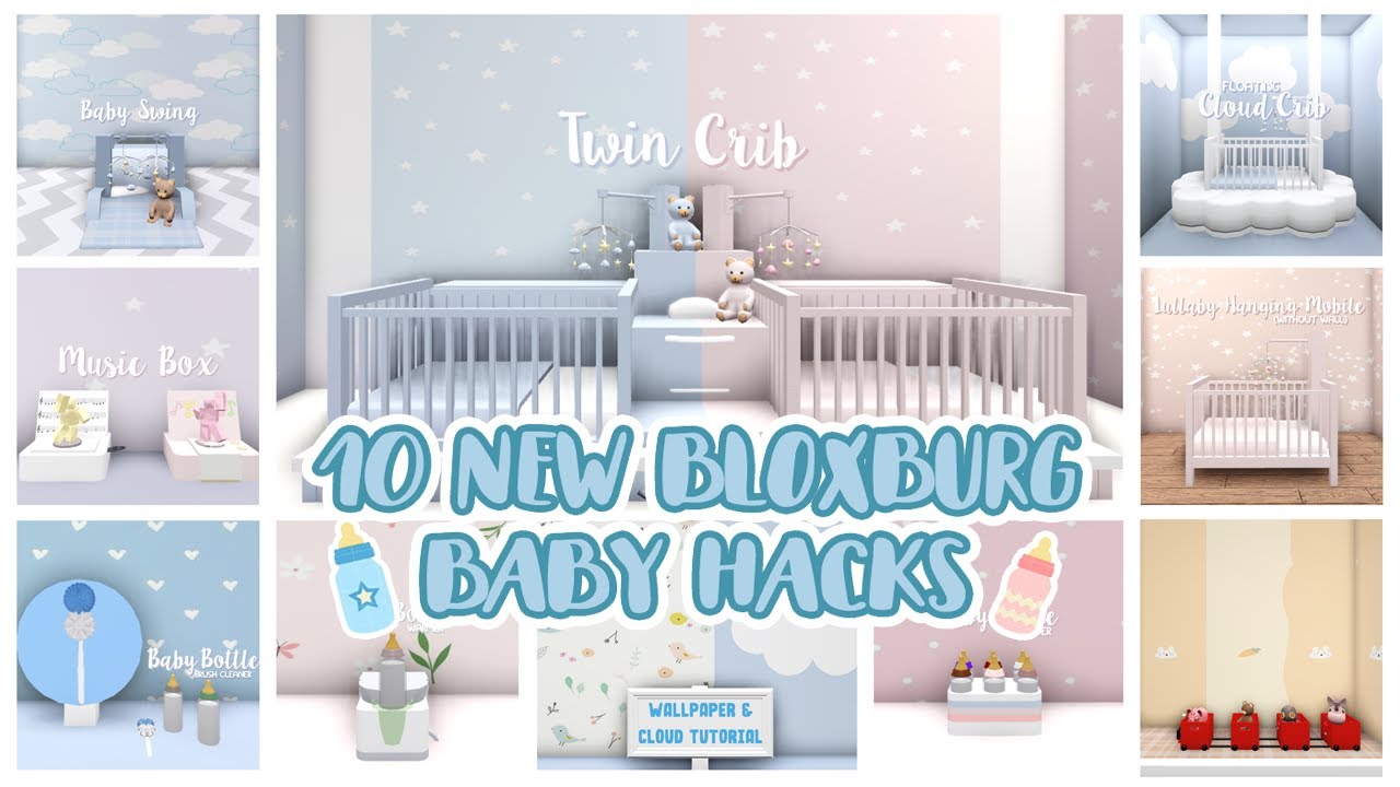 Bloxburg : 10 New Baby Hacks | Tips & Designs | Update 0.9.0 | Series 7