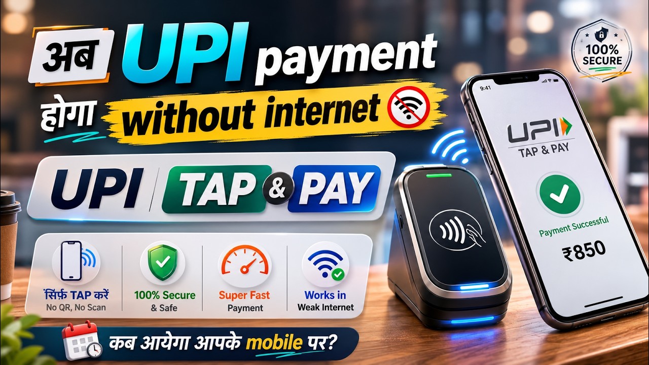 QR Code का अंत? | New UPI Tap & Pay Update 2026 | NFC Payment Explained