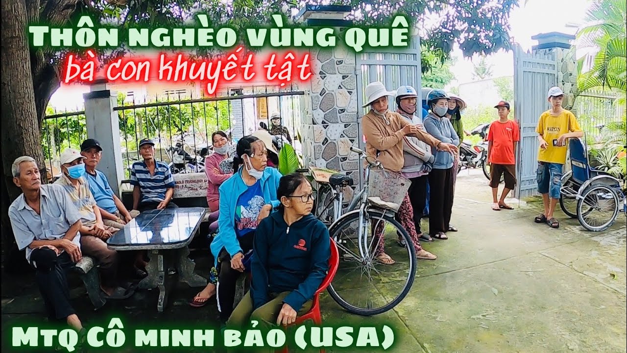 Cô Minh Bảo Gửi 60 Phần Gạo Đến Bà Con Khuyết Tật Vùng Quê Nghèo. Các Anh U70 Ôn Chuyện Cũ Thời Xưa