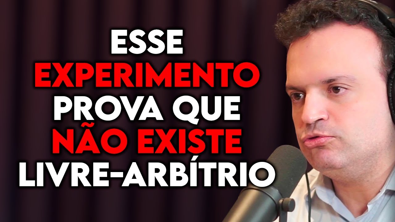 ESPECIALISTA PROVA QUE NÃO TEMOS LIVRE ARBITRIO *TESTE AO VIVO* | Lutz Podcast