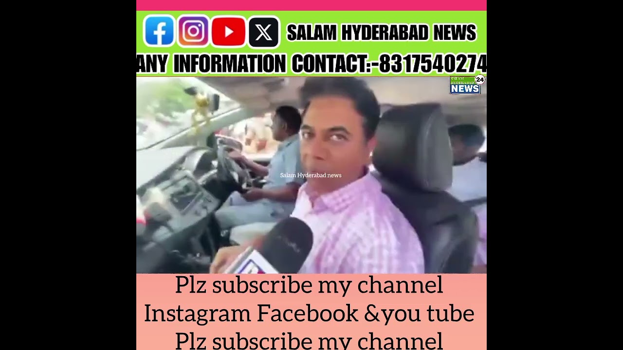 🚨 LIFE THREAT FOR KCR!!BRS Working President KTR ne serious allegations lagaye hain.