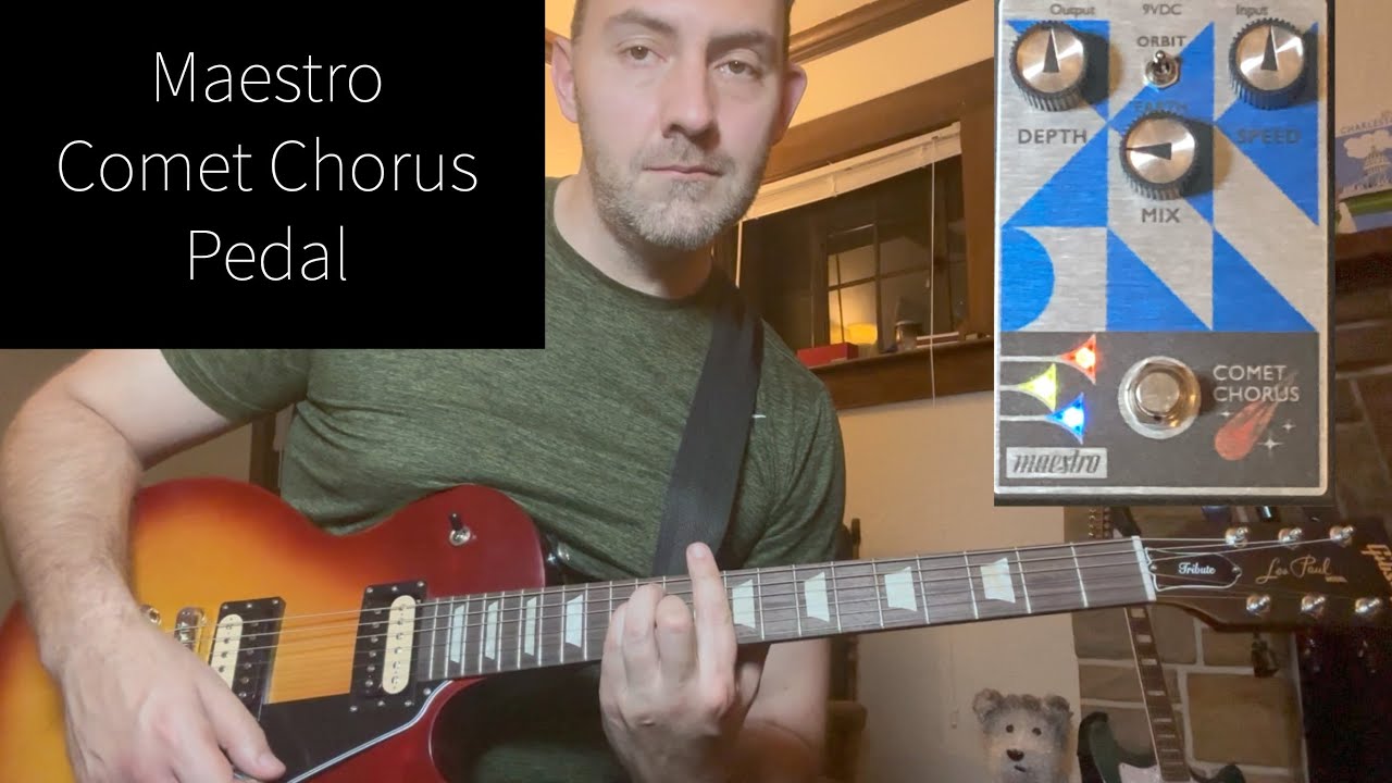 Maestro Comet Chorus Pedal Demo- Worth $149 Even Though I Got Mine Free with This Gibson Les Paul