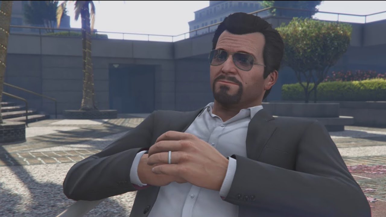 GTA V Michael De Santa Meets Steve Haines