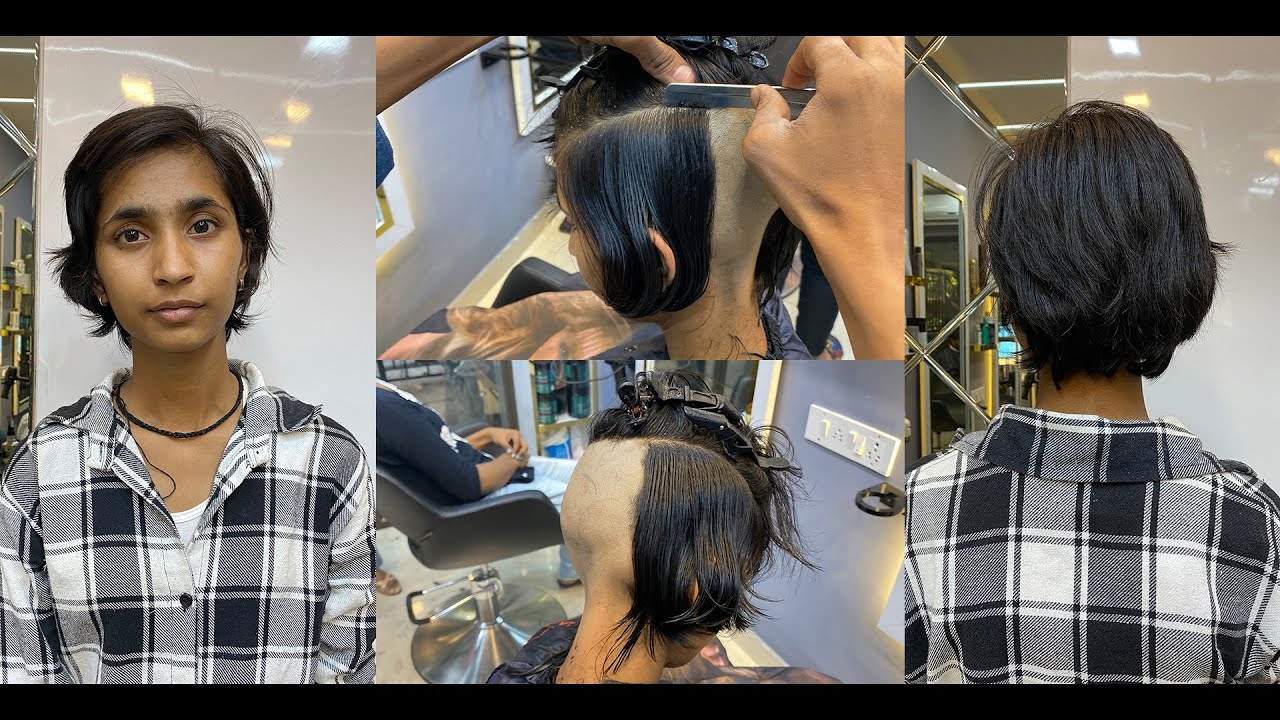 A Mumbai Girl Getting Half Head Shave Look For Summer Beat The Heat At Just Wow Salon | Summer 2024