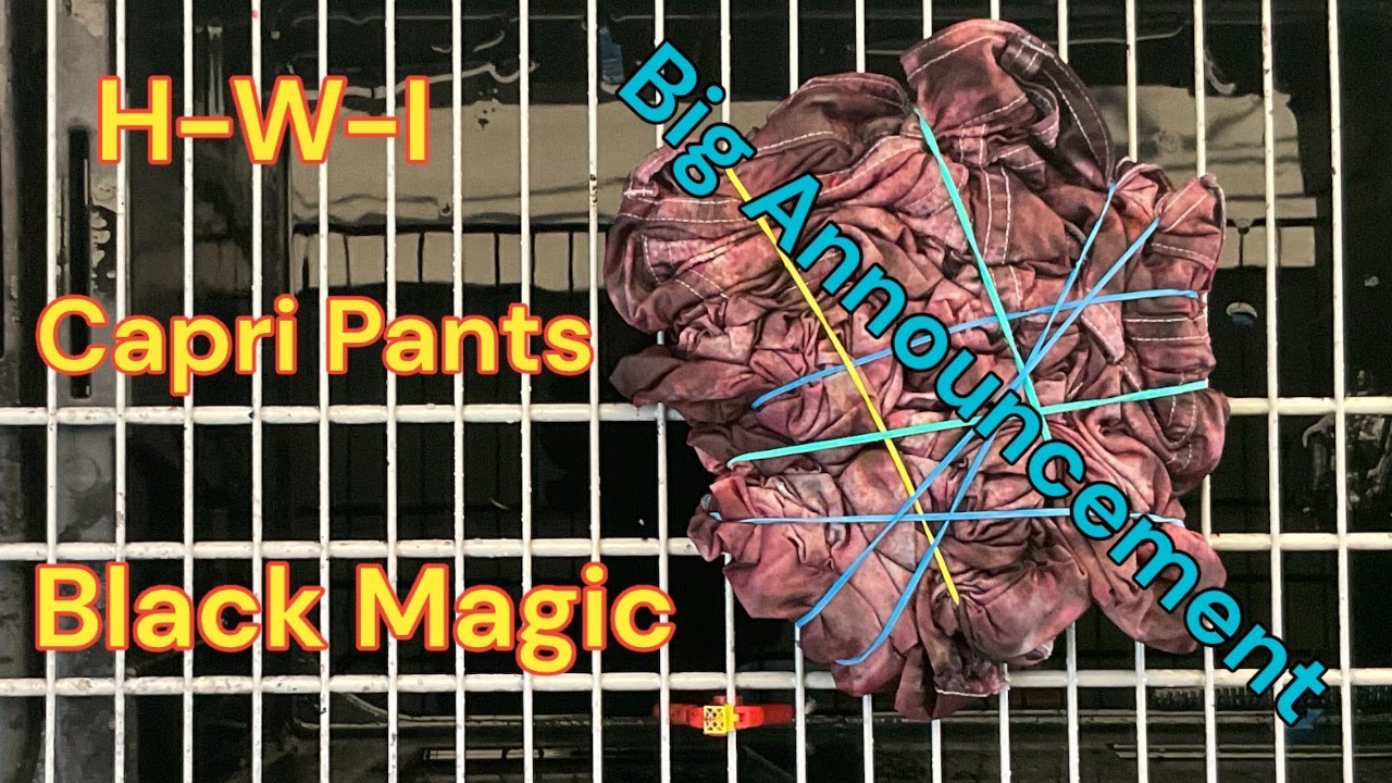 Tie Dye:HWI Capri Pants Also A Important Announcement