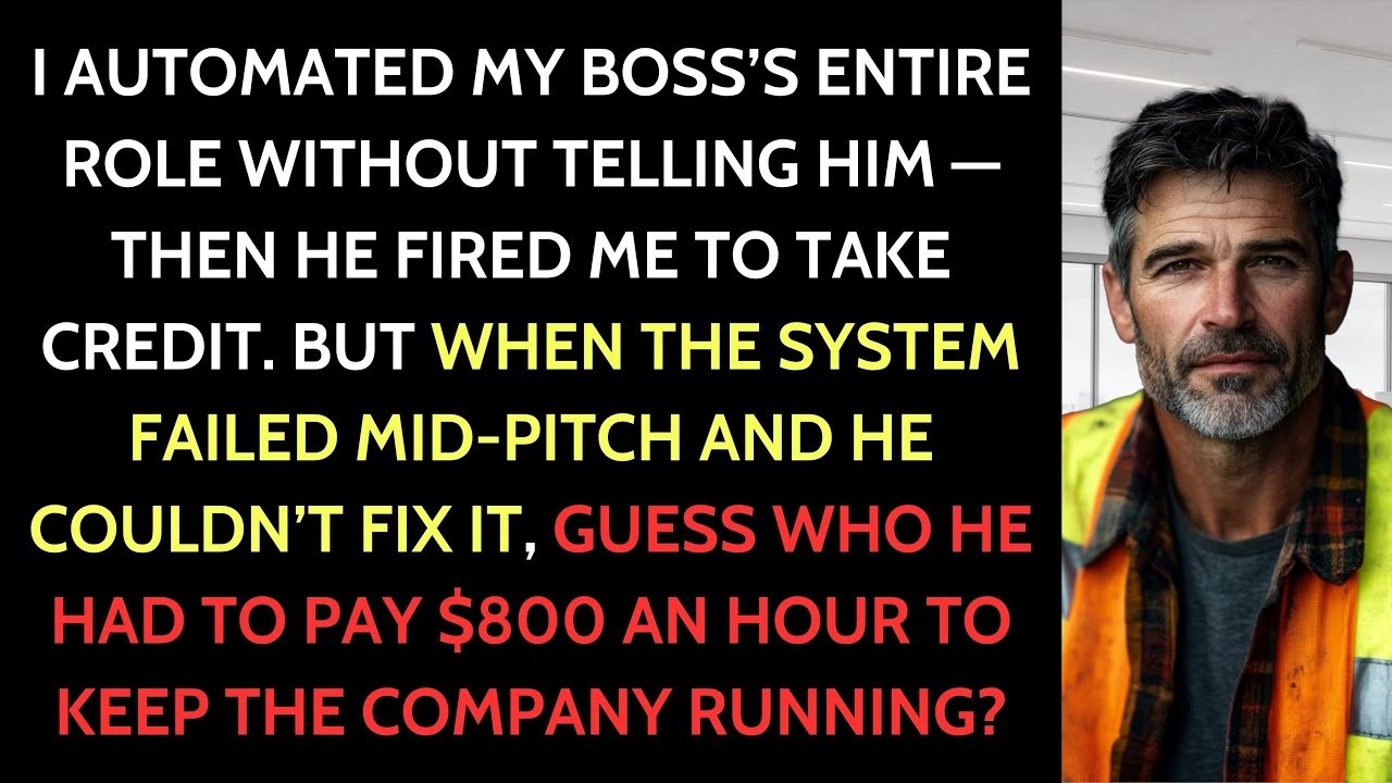 My Boss Fired Me After I Refused To Use Substandard Concrete; His Face Turned Red When I...