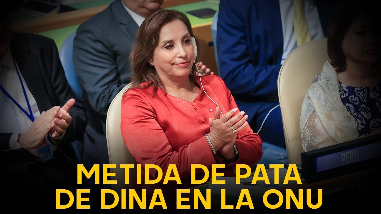 Dina Boluarte no pudo con el “trabajo remoto” y pasa incómodos momentos en la ONU