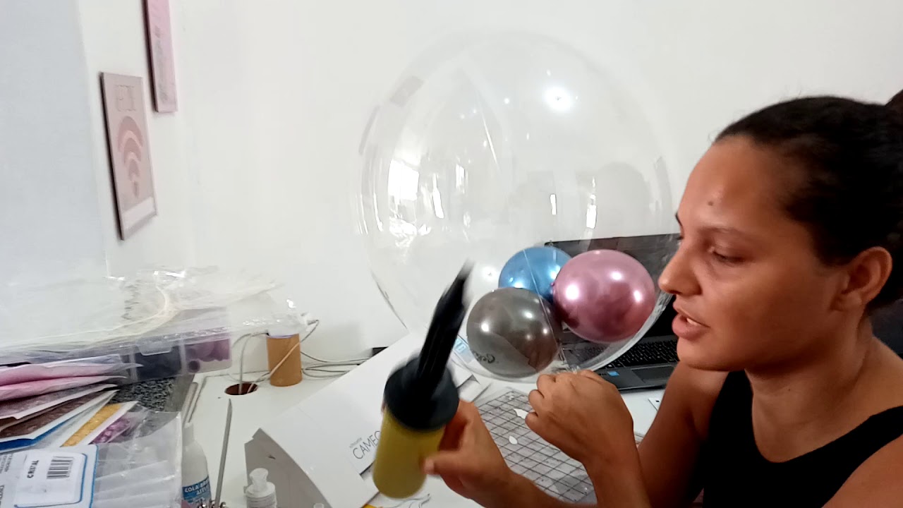 Bubble personalizado com adesivo glossy!