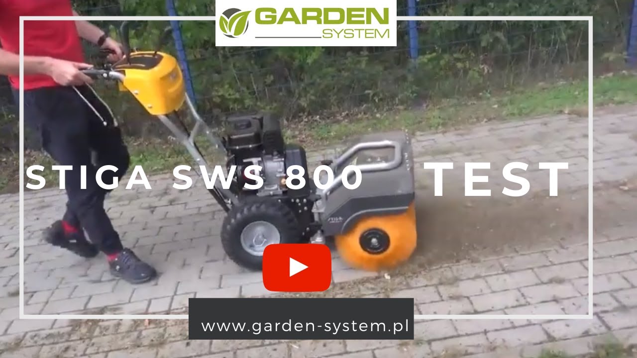 TEST ZAMIATARKI SPALINOWEJ - STIGA SWS 800