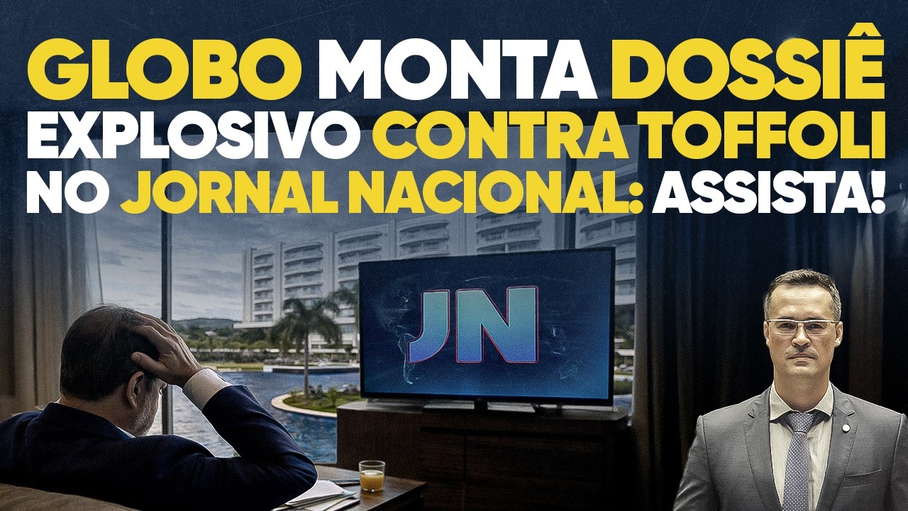 Globo monta dossiê explosivo contra Toffoli no Jornal Nacional: assista!