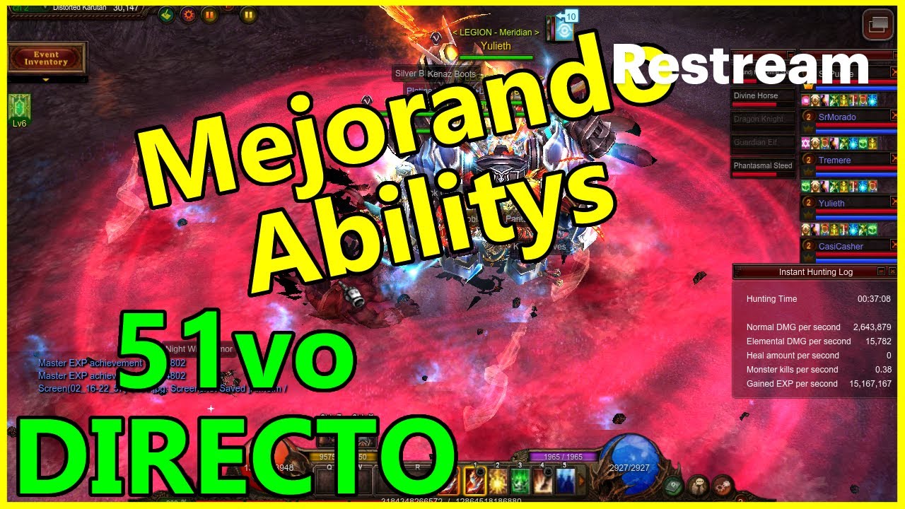 Mejorando Abiltys | Mu Online