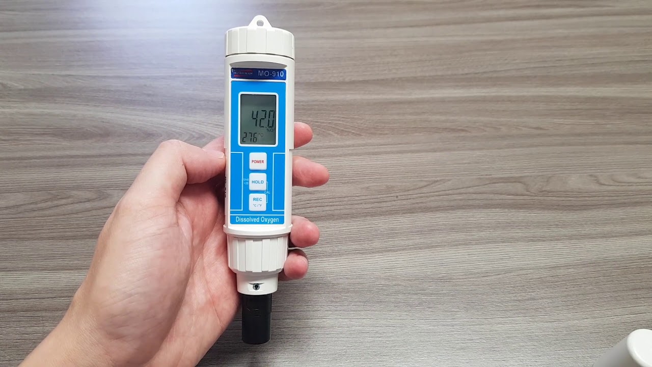 Medidor de Oxigênio Dissolvido Digital Portátil Prova D'água Mod. MO-910 - INSTRUTHERM