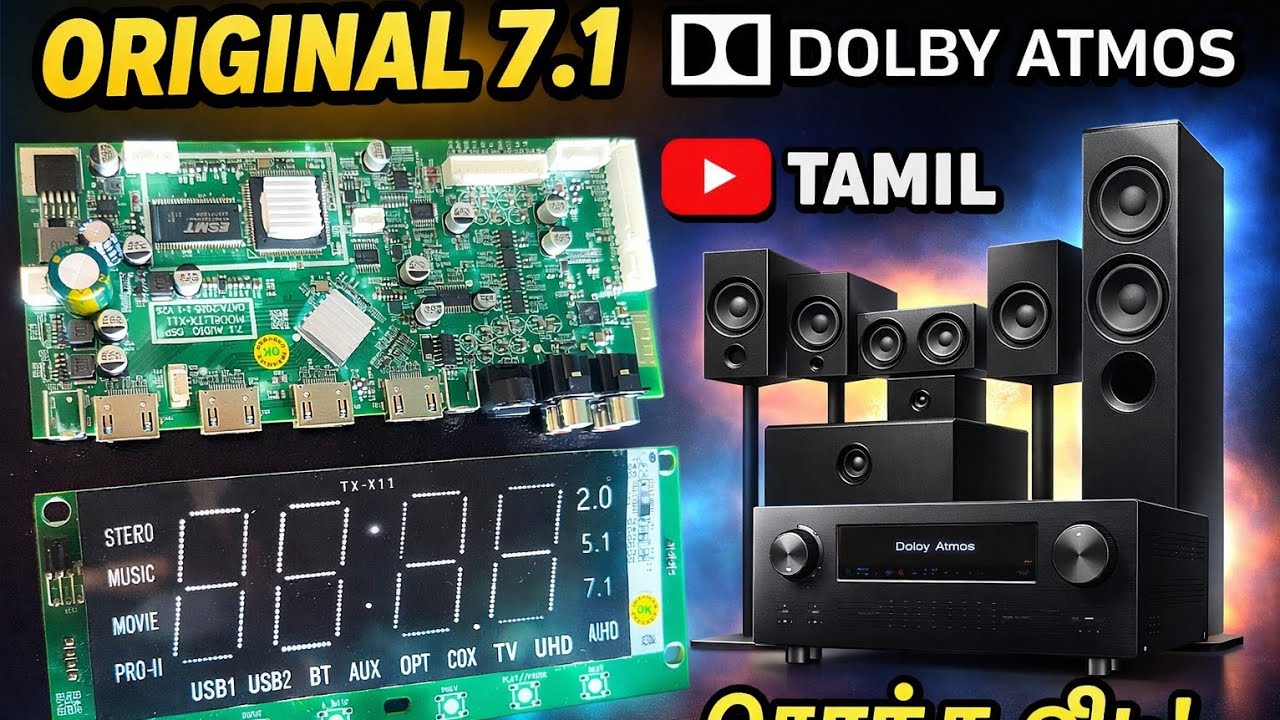 7.1 DIGITAL REMOTE KIT UNBOXING VIDEO TIRUPUR CONTACT NUMBER 737 3328115