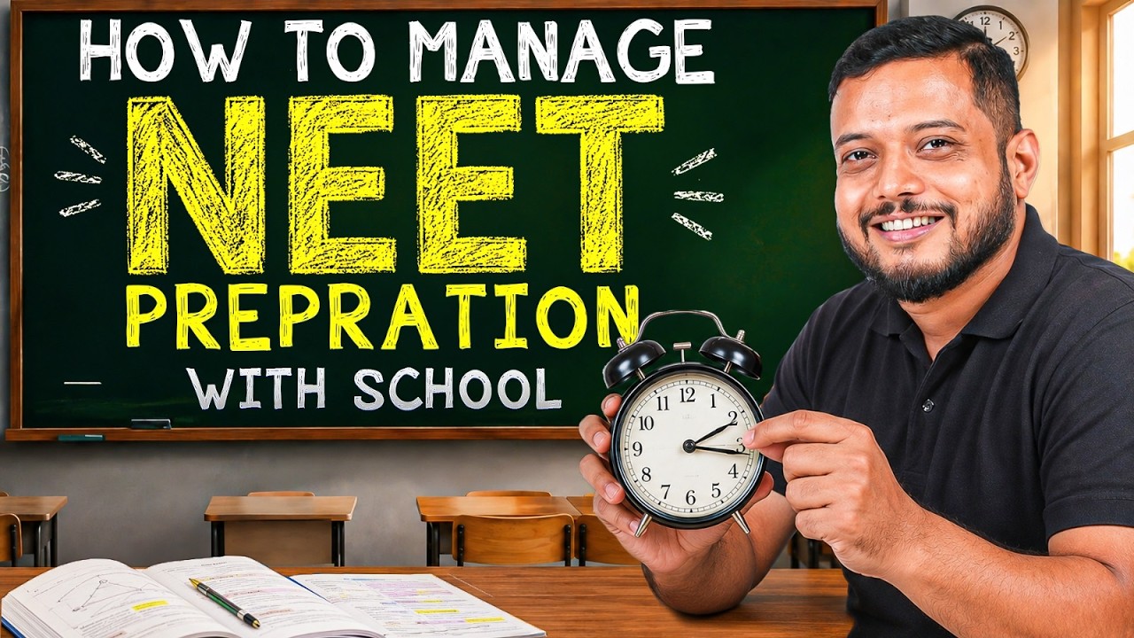 Manage NEET Preparation with School🔥 || Rajwant Sir