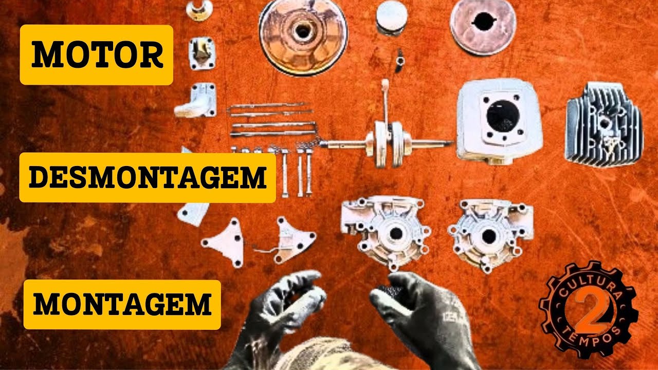 Como Montar o Motor da Mobilete Passo a Passo — Do Desmonte à Primeira Partida! 🔧🔥