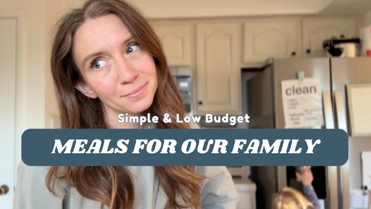 Simple & Cheap Weeknight Meals for Our Family // What We Really Ate this Week