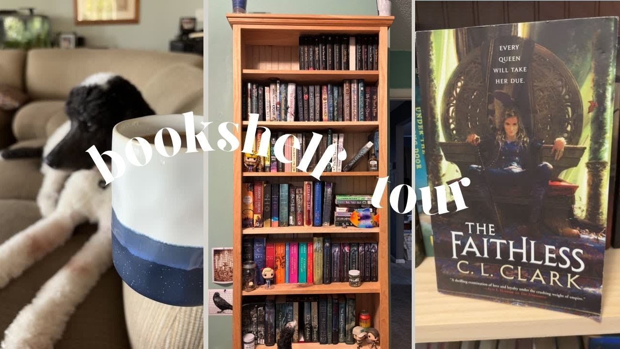 bookshelf rearranging + tour