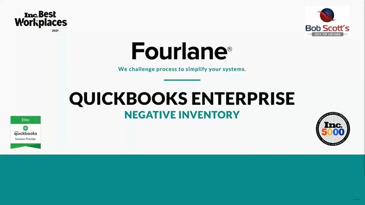 Самая большая проблема QuickBooks Desktop: отрицательный инвентарь — устранение неполадок с инвен...