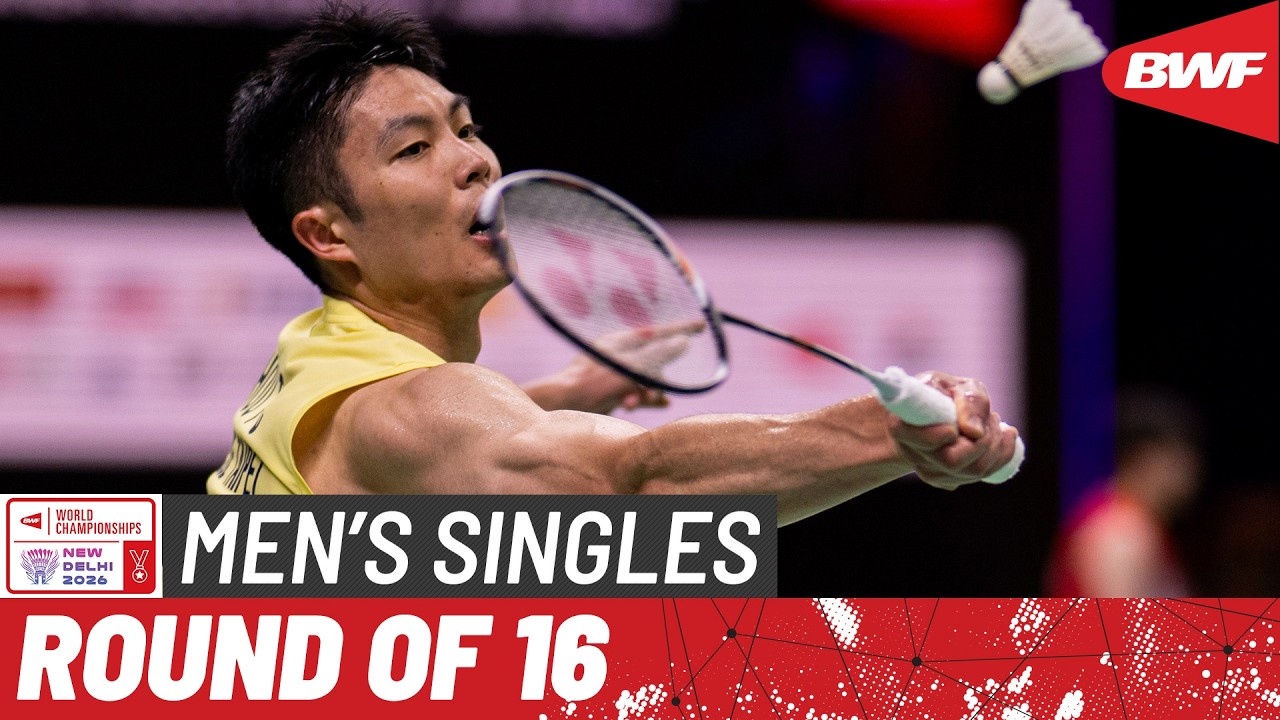 BWF World Championships 2026 | Chou Tien Chen (TPE) [6] vs Yushi Tanaka (JPN) | R16