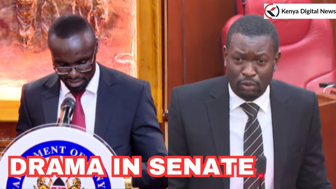 Drama as Senators lose their cool, dresses down Water CS Muuga for failure to answer questions!!