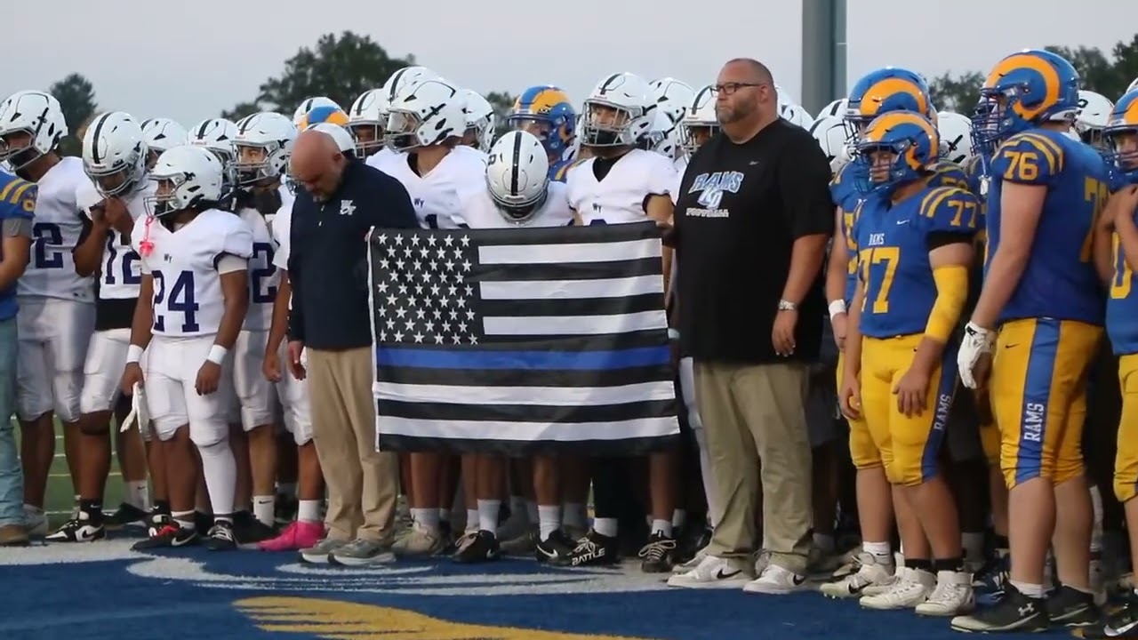 Fallen officers honored before West York-Kennard Dale game 