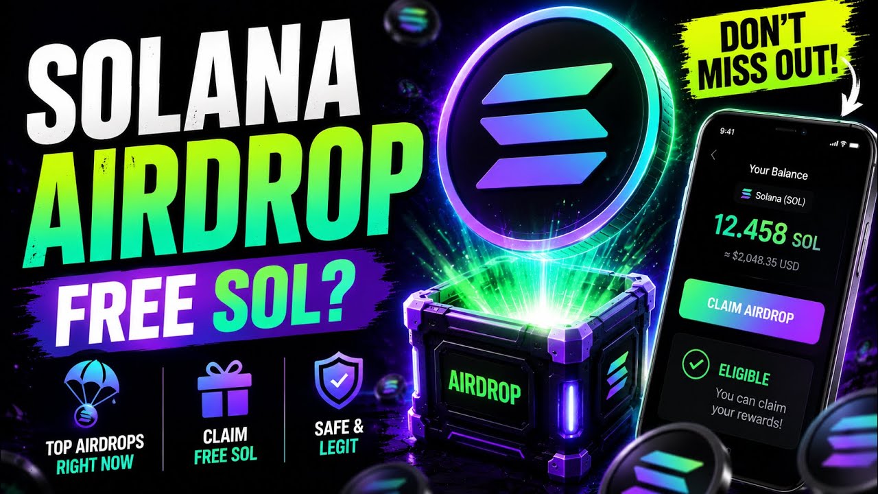 Best Solana Airdrops | How To Get Free SOL Rewards
