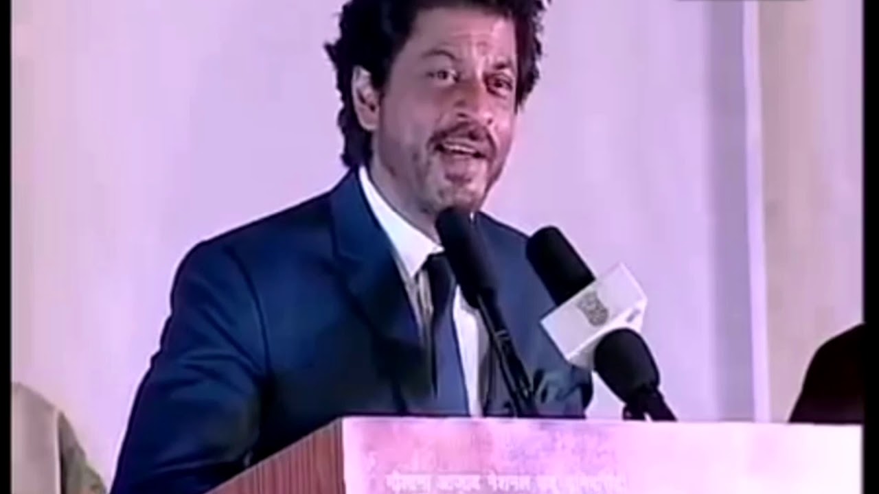 Shahrukh Khan Golden Speech at Maulana Azad National Urdu University