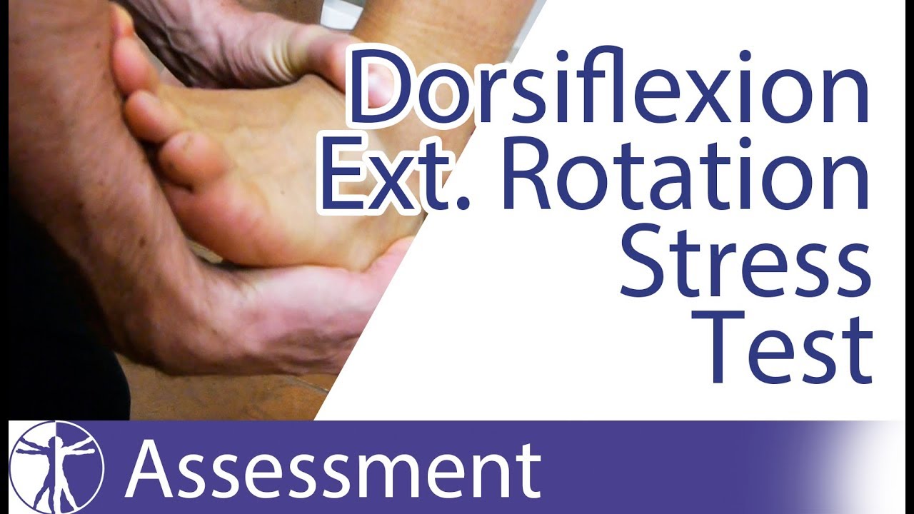 Dorsiflexion External Rotation Stress Test | Syndesmosis Injury