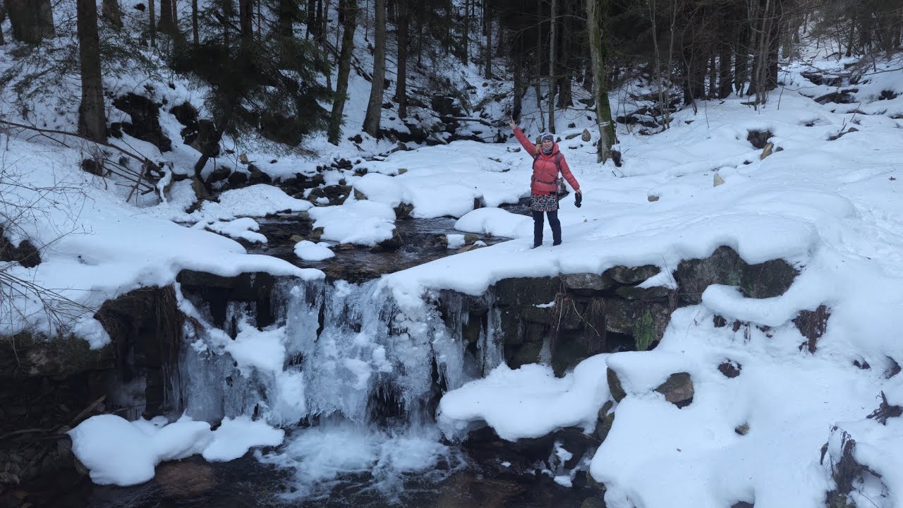 Trekking przez lodospady Bilé Opavy aż do Barborki , 18.01.26 #Czechy #travel #world 