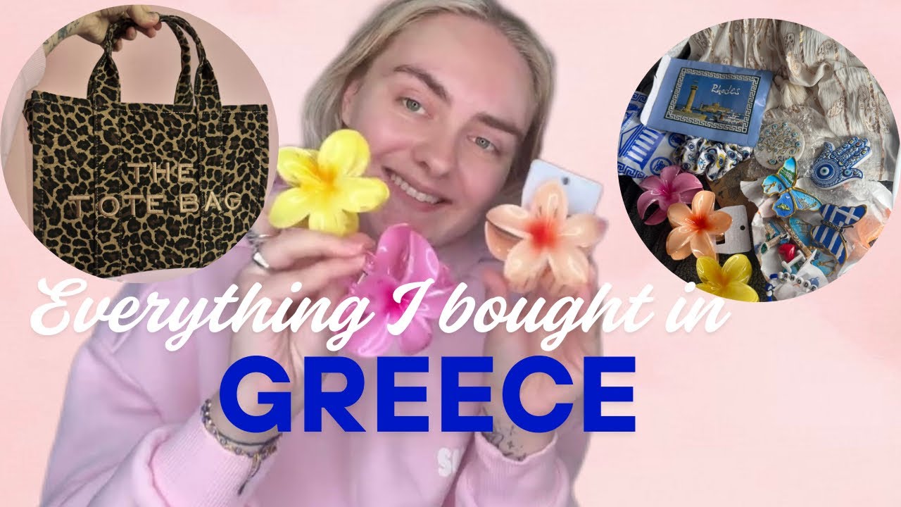 EVERYTHING I BOUGHT IN GREECE 🇬🇷🧿🛍️