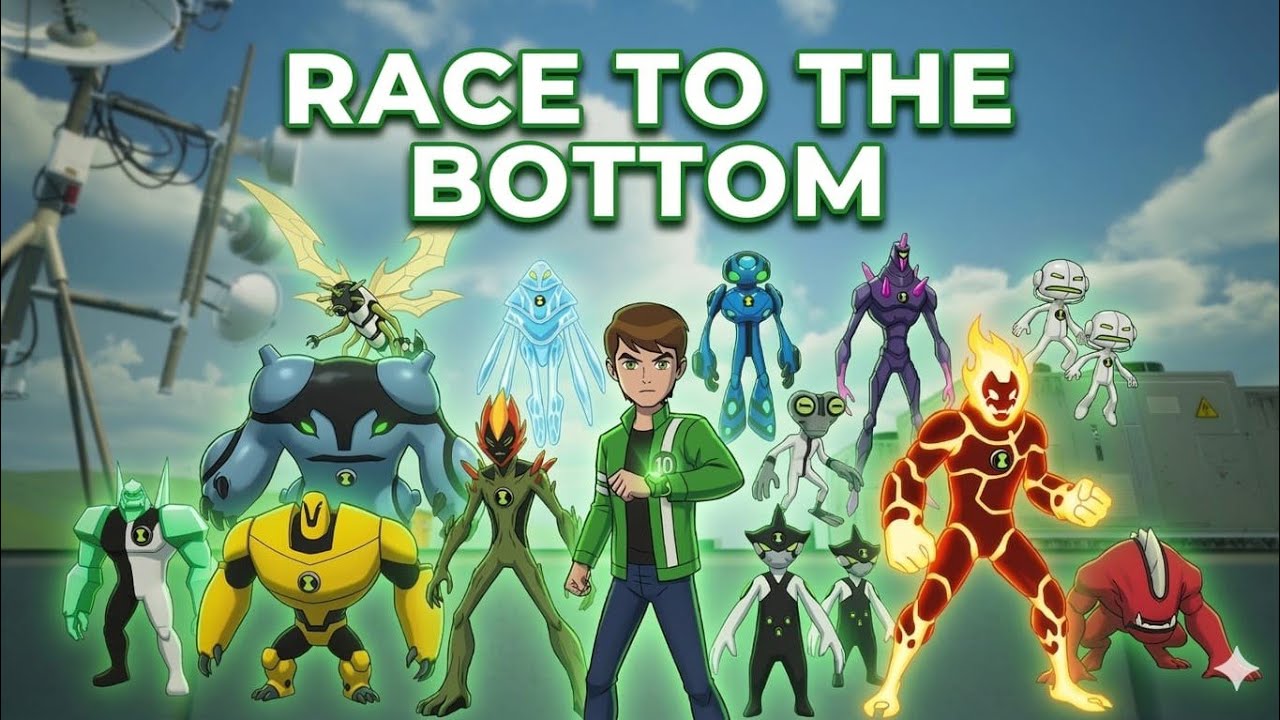 Race To The Bottom Challenge Ben 10 Galvan All Aliens