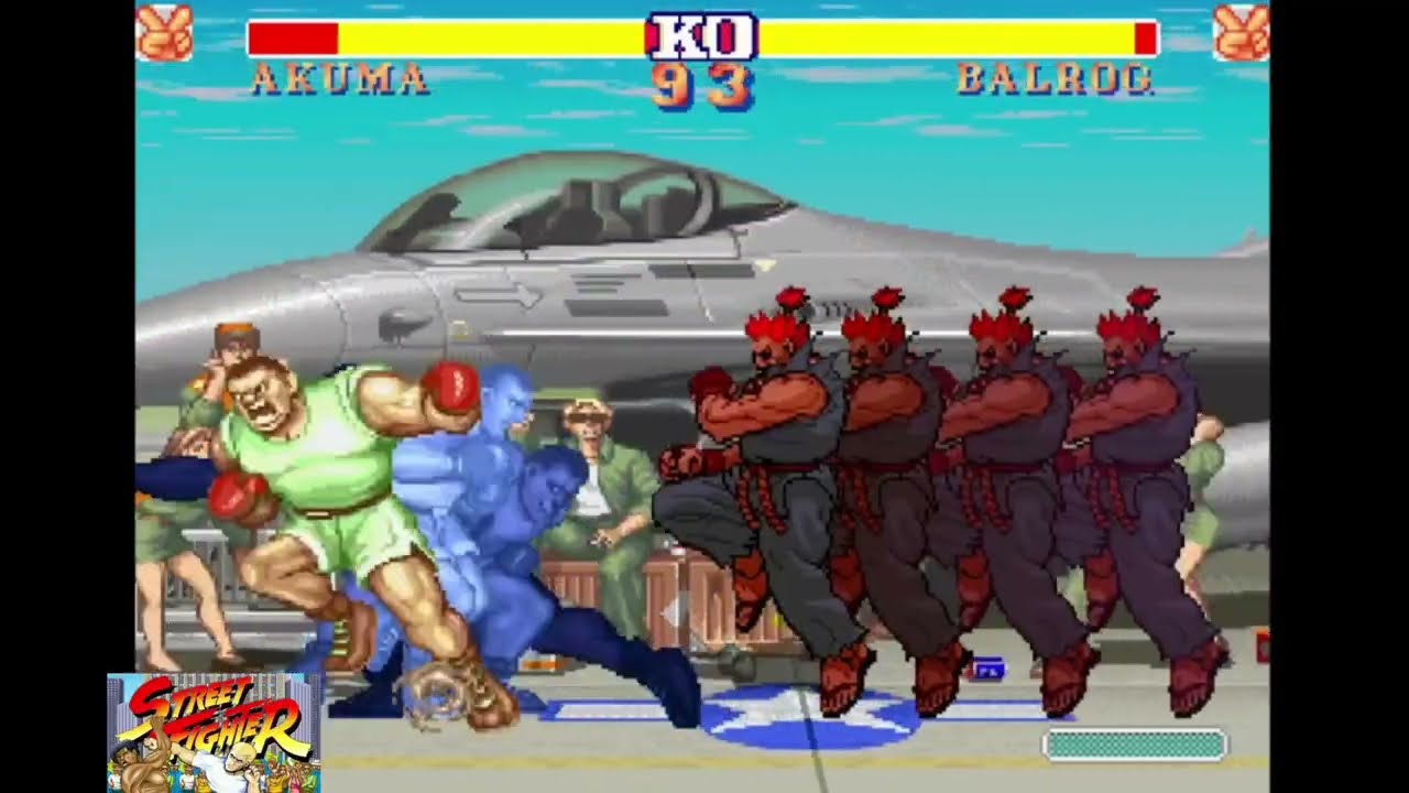 #1 street fighter legend ❤️ AKUMA vs BALROG - street fighter 2 mugen gameplay
