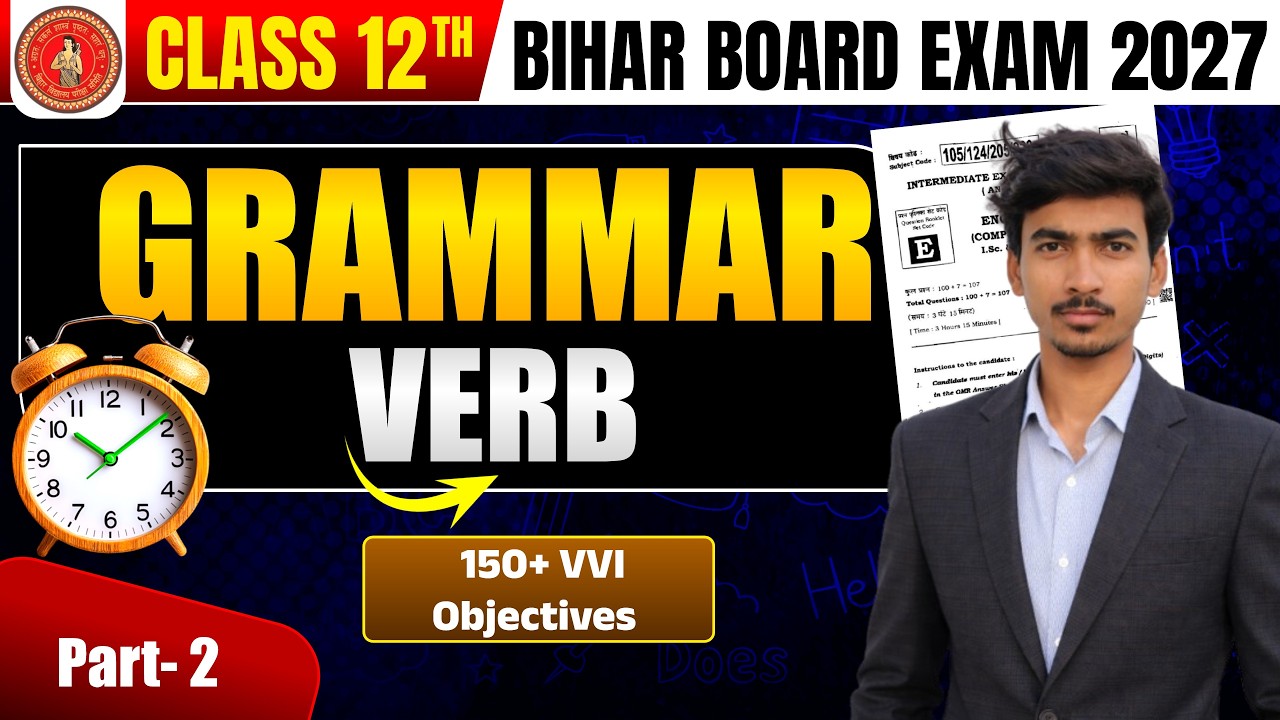 Class 12th Verb Practice Class- 2