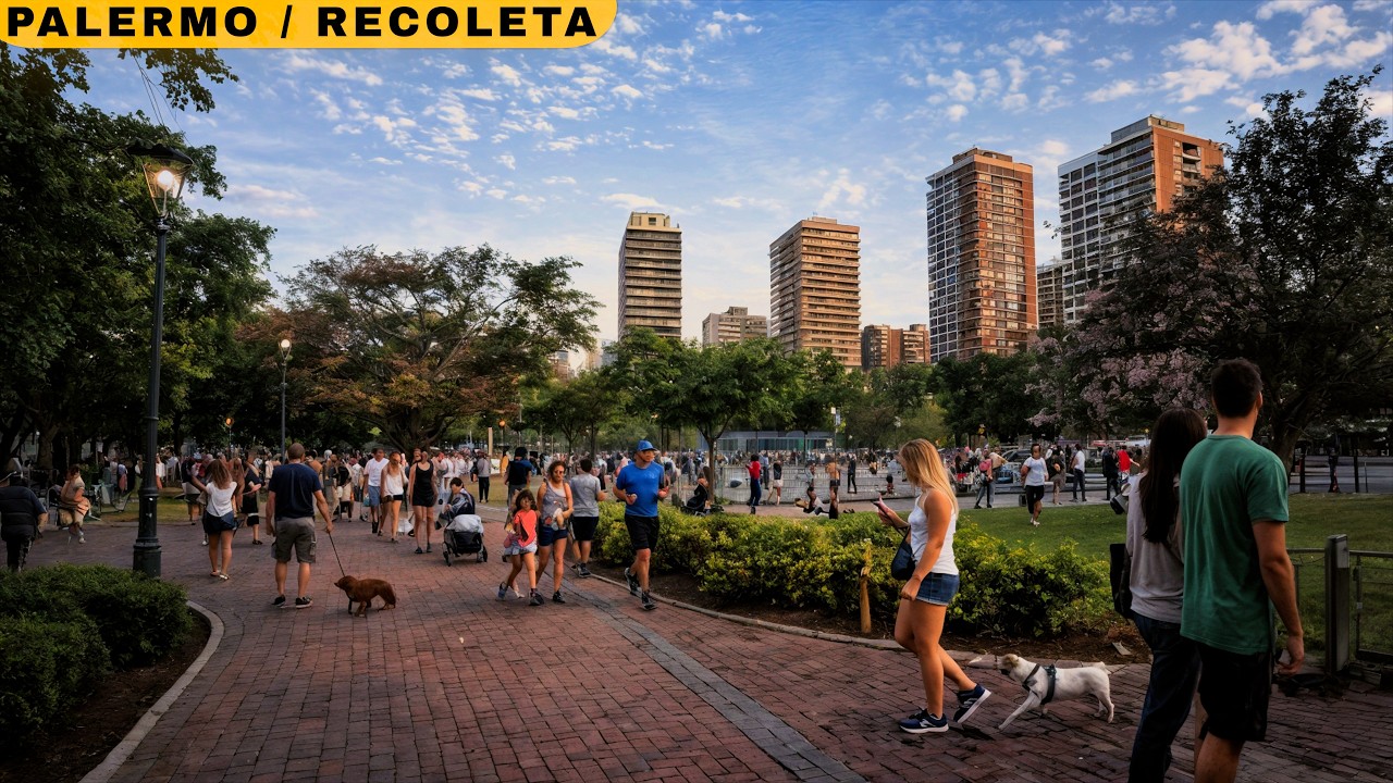 Hidden Elegance Between Palermo & Recoleta ✨ Buenos Aires Argentina City Walk