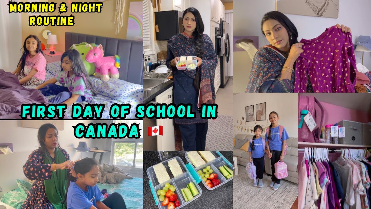 Back To School Night and Morning Routine with Mom | Kid&rsquo;s Favourite Lunch Box
