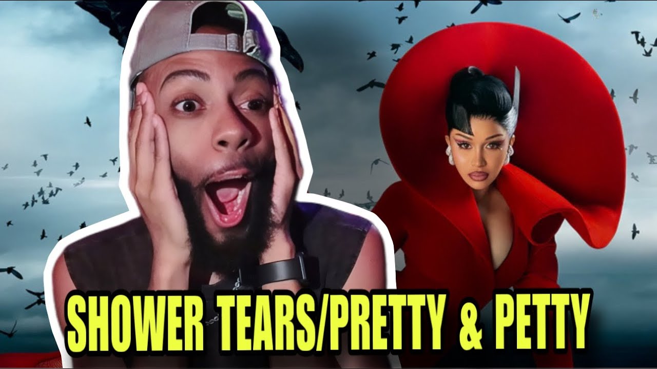 CARDI B - SHOWER TEARS/PRETTY & PETTY (WTF REACTION!!) #amithedrama