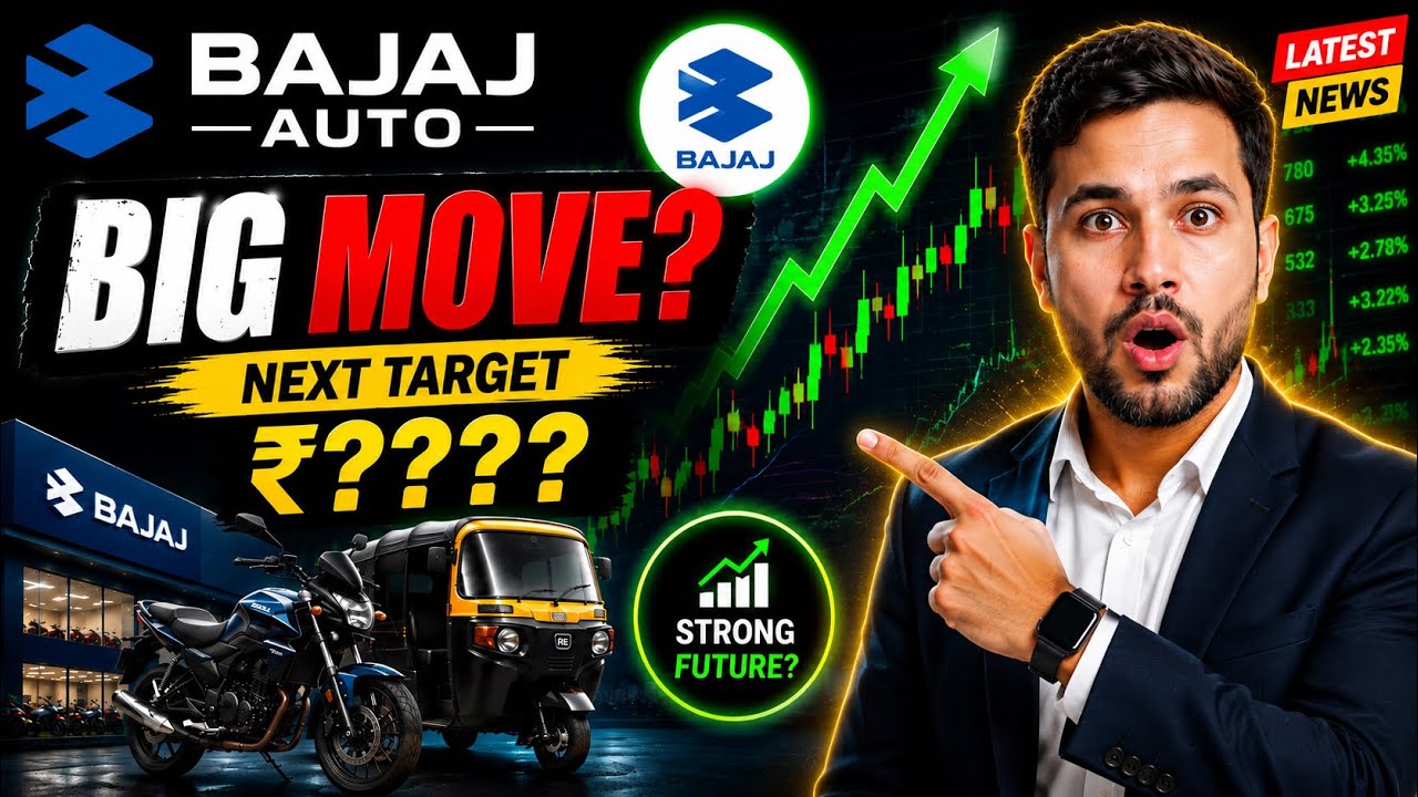 Bajaj Auto Share Analysis | Next Target? 🚀 Latest News Today || Time for stocks