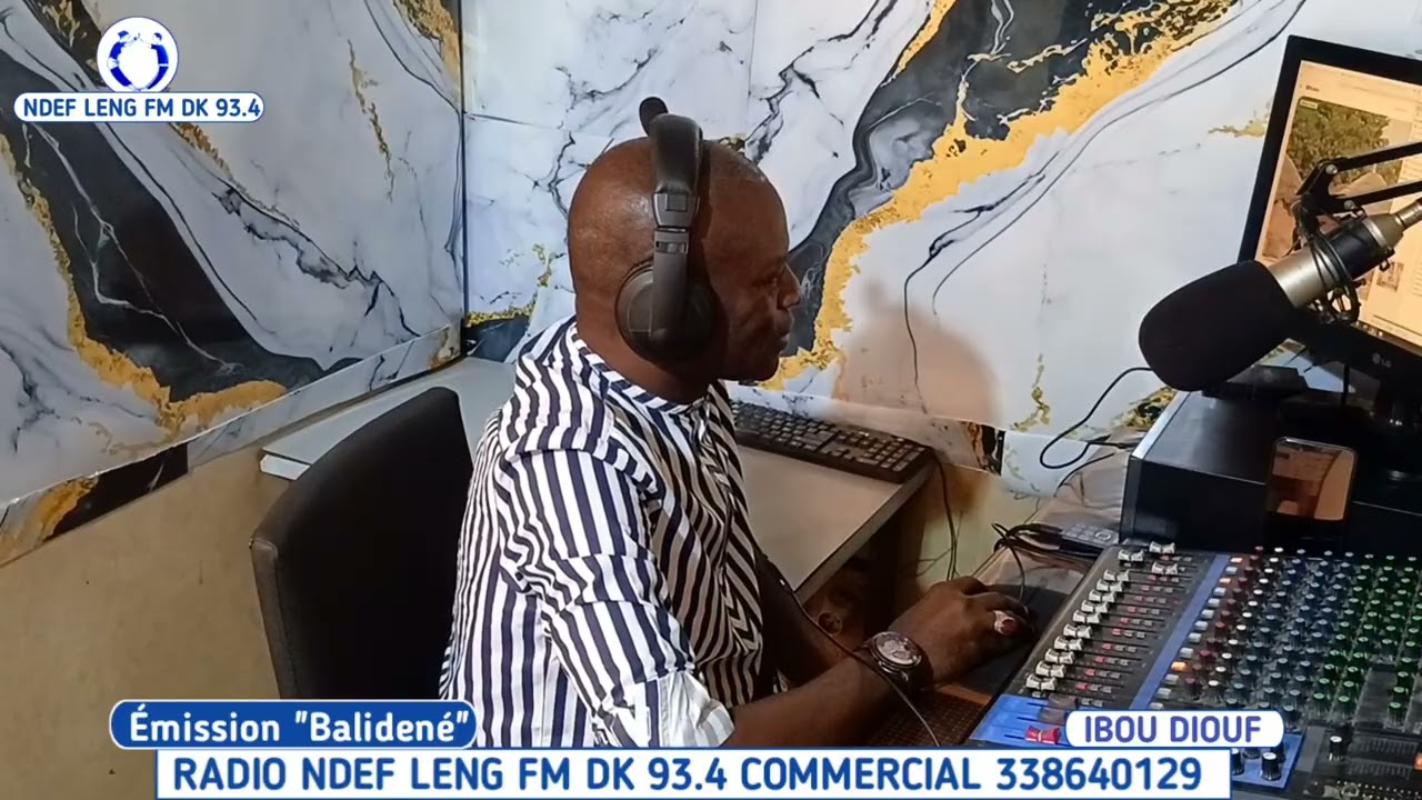 Balidené avec Ibou Diouf à la RADIO NDEF LENG FM DK 93.4 