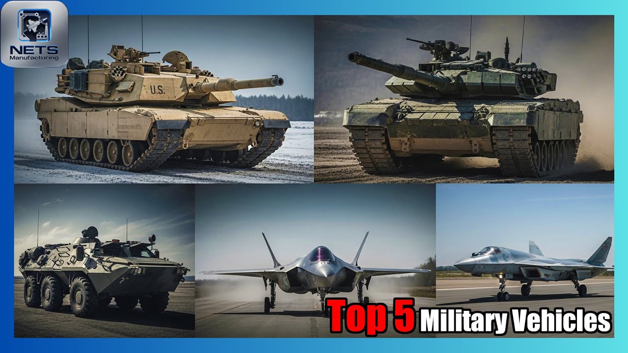 Top 5 Military Vehicles: How the U.S., Ukraine, and Russia Build Their Combat Power