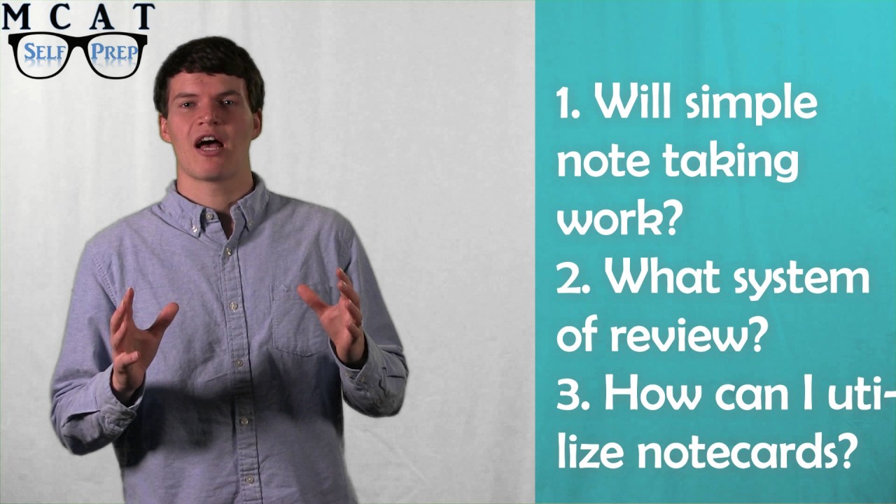 How to Take Notes for the MCAT - 99th Percentile MCAT Tips